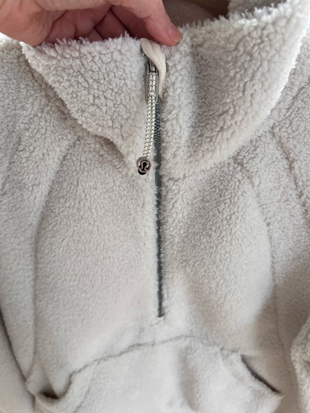 Lululemon Sherpa Half Zip Hoodie. Size XS/S - Picture 9 of 16